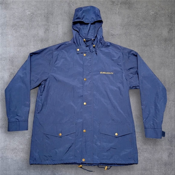 Hartwell ViaSport Other - Vintage BellSouth Hartwell ViaSport Men's L Navy Windbreaker Hooded